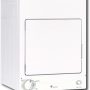 GE - Spacemaker 3.6 Cu. Ft. 3-Cycle Electric Dryer - White on White - Image 1