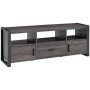 Walker Edison - angelo:HOME TV Cabinet for Most Flat-Panel TVs Up to 65" - Charcoal - Image 1