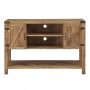 Walker Edison - Farmhouse Barndoor Sideboard TV Stand for Most Flat-Panel TV's up to 55" - Barnwood - Image 1