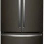 Whirlpool - 25.2 Cu. Ft. French Door Refrigerator with Internal Water Dispenser - Black stainless steel - Image 1