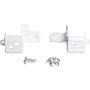 GE - Stack Bracket Kit for 24" Front Load Washers and Dryers - Silver - Image 1