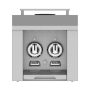 Hestan - 12in. Liquid Propane Side Burner - Stainless steel - Image 1