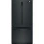 GE - 18.6 Cu. Ft. French Door Counter-Depth Refrigerator - High Gloss Black - Image 1