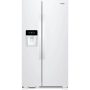 Whirlpool - 24.5 Cu. Ft. Side-by-Side Refrigerator - White - Image 1