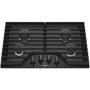 Whirlpool - 30" Gas Cooktop - Black - Image 1