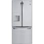 LG - 21.8 Cu. Ft. French Door Refrigerator - Stainless steel - Image 3