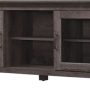 Bell'O - TV Cabinet for Most Flat-Panel TVs Up to 65" - Antique Nickel/Embossing Oak - Image 1