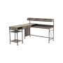 Sauder - Canal Street Collection L-Shaped Computer Desk - Northern Oak - Image 1