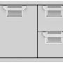 Aspire by Hestan - Aspire AESDR Series 30-in. Double Drawer and Storage Door Combination - Clear - Image 1