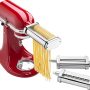 KitchenAid - Pasta Cutter and Fresh Prep Attachment Bundle - White/Metal - Image 1
