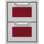 Hestan - AGDR Series 16in. Outdoor Double Storage Drawers - Tin Roof - Image 1