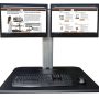 Victor - High Rise TV Stand for Most Flat-Panel TVs Up to 24" - Black - Image 1