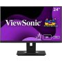 ViewSonic VG2455-2K 24 Inch IPS 1440p Monitor with USB 3.1 Type C HDMI DisplayPort and 40 Degree Tilt Ergonomics - Black - Image 1