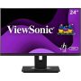 ViewSonic - VG2455 24in. IPS LED FHD Monitor (DVI, DisplayPort, HDMI, USB, VGA) - Black - Image 1