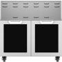 Hestan - Double-Door Tower Cart for 30in. Gas Grills - Stealth - Image 1