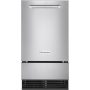 KitchenAid - 18" 29-Lb. Built-In Icemaker - Printshield Stainless - Image 1