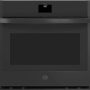 GE - 30" Built-In Single Electric Convection Wall Oven - Black - Image 1
