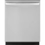 GE - 24" Top Control Built-In Dishwasher with Stainless Steel Tub - Stainless steel - Image 1
