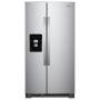 Whirlpool - 24.6 Cu. Ft. Side-by-Side Refrigerator - Monochromatic Stainless Steel WRS315SDHM - Image 1