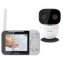 Panasonic - Secure Video Baby Monitor with Extra Long Range, Remote Pan/Tilt/Zoom, 2-Way Talk and Customizable Alerts - Black/White - Image 1