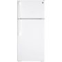 GE - 16.6 Cu. Ft. Top-Freezer Refrigerator - White GTE17GTNRWW - Image 1