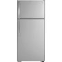GE - 16.6 Cu. Ft. Top-Freezer Refrigerator - Stainless steel GTS17GSNRSS - Image 1