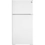 GE - 16.6 Cu. Ft. Top-Freezer Refrigerator - White GPE17CTNRWW - Image 1
