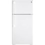 GE - 15.6 Cu. Ft. Top-Freezer Refrigerator - White GTE16DTNRWW - Image 1