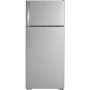 GE - 17.5 Cu. Ft. Top-Freezer Refrigerator - Stainless steel GIE18GSNRSS - Image 1