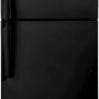 GE - 19.1 Cu. Ft. Top-Freezer Refrigerator - Black - Image 1