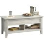 Sauder - Dakota Pass Collection Rectangular Coffee Table - White Plank - Image 1