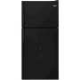 Whirlpool - 18.3 Cu. Ft. Top-Freezer Refrigerator - Black - Image 1