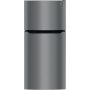 Frigidaire - 20 Cu. Ft. Top-Freezer Refrigerator - Black stainless steel - Image 1