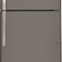 GE - 19.1 cubic ft. Top-Freezer Refrigerator - Slate - Image 1