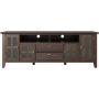 Simpli Home - Artisan Contemporary TV Media Stand for Most TVs up to 80" - Farmhouse Brown - Image 1
