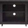 Click Decor - TV Media Stand for Most Flat-Panel TVs up to 70in. - Black - Image 1