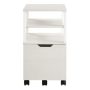 OSP Home Furnishings - Contempo 3-Shelf 1-Drawer File Cabinet - Campanula White - Image 1