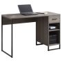 OSP Home Furnishings Hagney Lane Rectangular Modern 1-Drawer Table - Farm Oak - Image 1