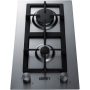 Summit Appliance - 12" Built-In Gas Cooktop with 2 Burners - Stainless Steel - Image 1