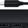 Satechi - USB-C Slim Multiport Adapter with Ethernet, 4K HDMI, USB-C PD (60W), 2 USB-A, SD/Micro Card for Macbook/Windows Laptops - Matte Black - Image 1