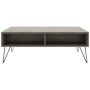 Simpli Home - Hunter Rectangular Contemporary Industrial Solid Mango Wood Coffee Table - Gray - Image 1