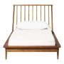 Walker Edison Twin Mid Century Solid Wood Spindle Bed - BBTSPINCA - Image 1