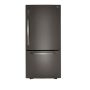 LG - 26 Cu. Ft. Bottom-Freezer Refrigerator with Ice Maker - PrintProof Black Stainless Steel - Image 1