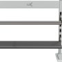 Gym Rax®- 3 Ft. Add-On Bay + Gym Storage - Storm Grey - Image 1