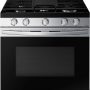 Samsung - 6.0 cu. ft. Freestanding Gas Range w/ WiFi, No-Preheat Air Fry & Convection - Fingerprint Resistant Stainless Steel - Image 1