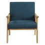 OSP Home Furnishings Weldon Chair - Blue - Image 1