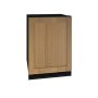 U-Line - 1 Class 5.7 cu. Ft Undercounter Glass Refrigerator in Integrated Solid, w/ Convection Cooling System. - Custom Panel Ready - - UHRE124-IS01A - Image 1