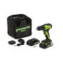 Greenworks - 24-Volt Cordless Brushless 1/2 in. Drill/Driver (2 x 1.5Ah USB Batteries, Charger and Bag) - Image 1