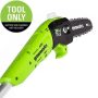 Greenworks - 8-in. 24-Volt Polesaw (Battery and Charger Not Included) - Black/Green - Image 1