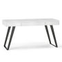 Simpli Home - Lowry Desk - Distressed White - Image 1